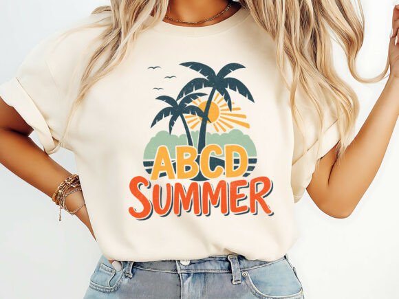 ABCD Summer Retro Palm Tree T-Shirt Review