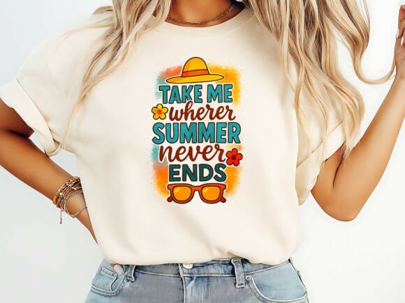 Fun Summer Quote Sublimation T-Shirt