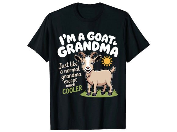 Funny Goat Grandma T-Shirt Design Review