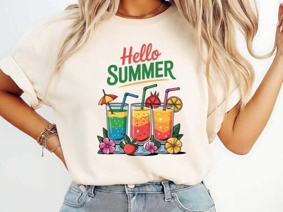 Hello Summer Drinks PNG T-Shirt Review