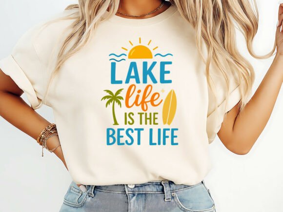 Lake Life Is the Best Life PNG T-Shirt