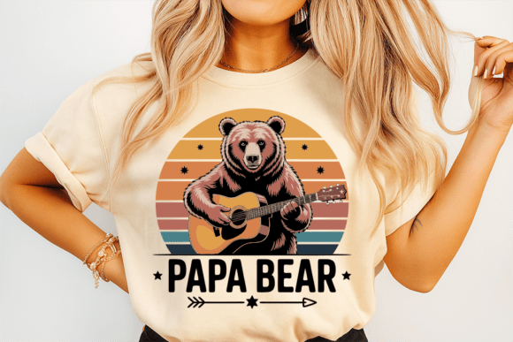 Papa Bear Guitar Embroidery Review