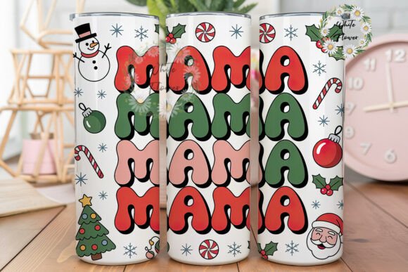 Retro Mama Christmas 20oz Tumbler Wrap Review