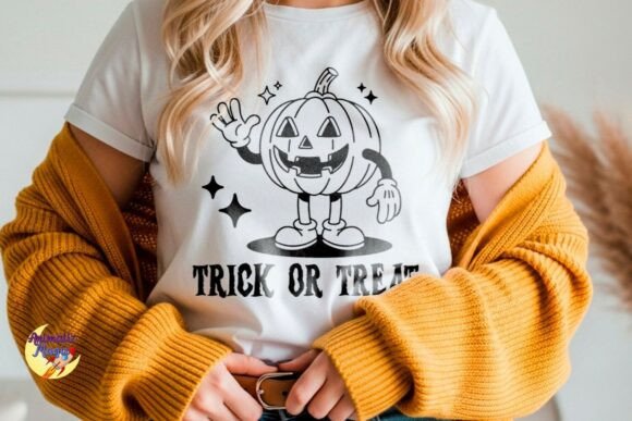 Retro Trick or Treat Halloween Pumpkin S Review