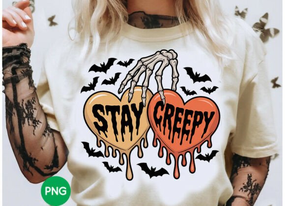 Stay Creepy PNG: Retro Dripping Heart Review