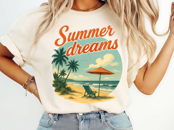 Summer Dreams Vintage PNG T-Shirt