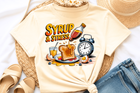 Syrup Stress PNG and SVG T-Shirt