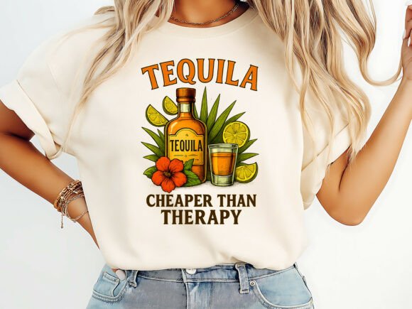 Tequila Cheaper Than Therapy T-Shirt